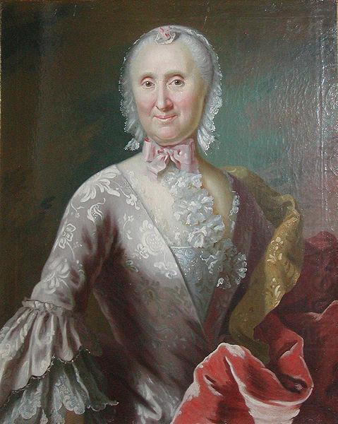 Portrait of Elisabeth Woldike, Johan Werder